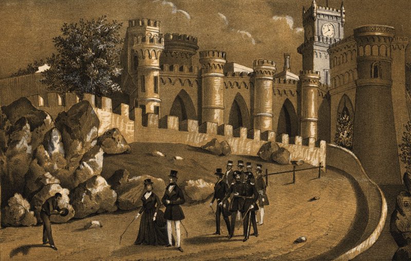 Palácio da Pena em 1842