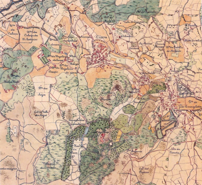 Mapa das Quintas de Sintra